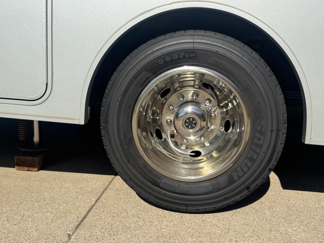New tires & polished wheels